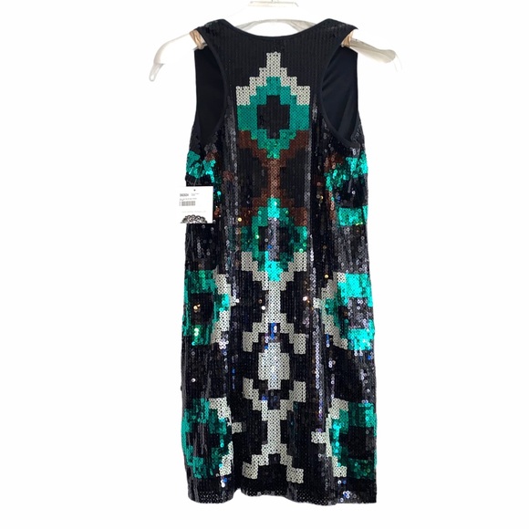NEW!!! Donna Morgan Dress  Multicolor Sequins perfect for any special occasion - Picture 3 of 15